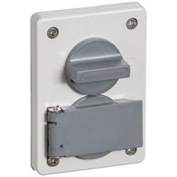 LK dreje stikkontakt lmj lysegrå