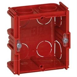 Legrand indmuringsdåse 2m 40mm rød Legrand