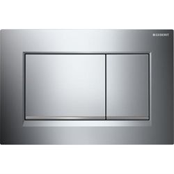 Geberit Betjeningsplade Sigma 20 Square - Krom/matkrom/krom