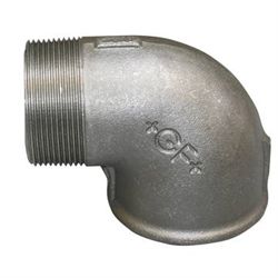 Sort vinkel 90 grader muffe/nippel 1/2" x 3/8"