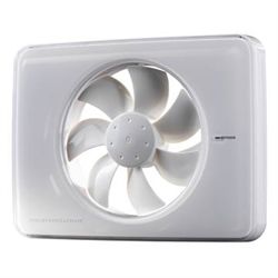Fresh Ventilator model Intellivent 2.0 med hygrostat & timer Ø100-125 mm, Hvid