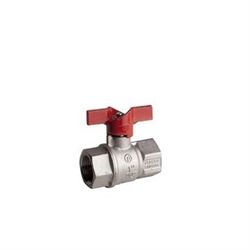 3/8" kuglehane Muffe/muffe. Rødt T-greb.