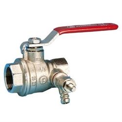 kuglehane m/aftap m/m rød greb