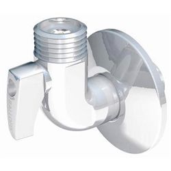  Ballofix 1/2" Vinkel, nippel/nippel med krom greb