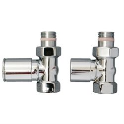 Strømberg Ventilsæt ligeløbende, krom