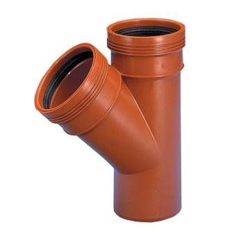 Wavin 160x160mm 45gr. PP-kloakgrenrør