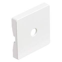 Fuga afdækning for lampeudtag 1 modul hvid