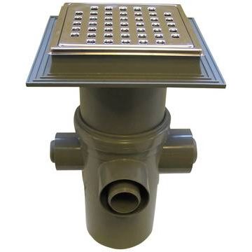 Purus Maxiflex 110 mm afløbsskål til beton, med studs, l