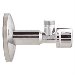 Stopventil 1/2" x 3/8" nippel, lang (95 mm)