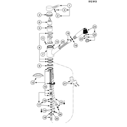 Blanco Actis-S reservedele - Nr. 19 pakning