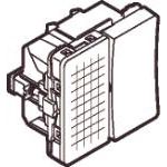 Fuga afbryder 1pol m/lampe 16a 250v hv