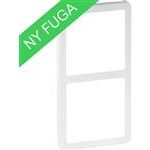 FUGA SLIM designramme 2 modul, hvid