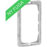 Teknisk monteringsramme for FUGA SOFT, CHOICE &amp; PURE designrammer 2 modul indsatse