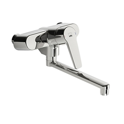 Oras Saga Vægarmatur med svingtud (200 mm) i krom