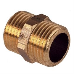 Messing brystnippel 1"