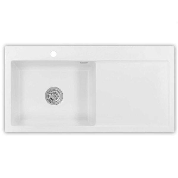 Lavabo Mera 100 SL Keramisk vask 100 x 51 cm - Vask til venstre for nedfældning