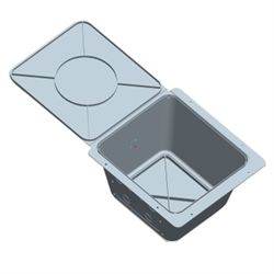 Safebox Mini med låg 260 x 240 x 150 mm