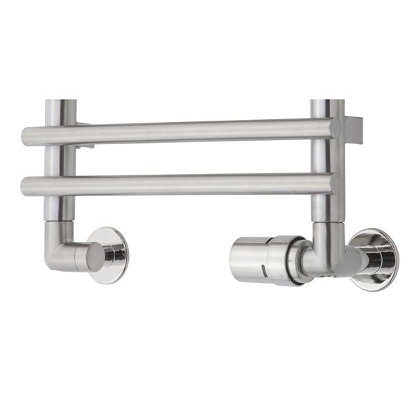 TVS Returtermostat ventilsæt Rustfri stål - Højre