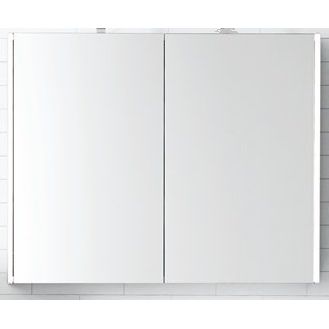 Dansani Ambi 80 Spejlskab m/lodret sidelys & lysstyring - Vælg variant