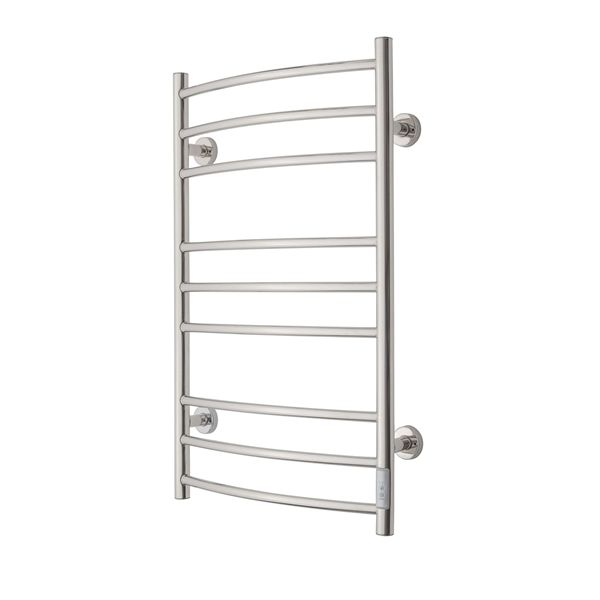 TVS Eldo 9 El-håndklædetørrer med timer i Poleret Rustfrit Stå - Vælg variantet