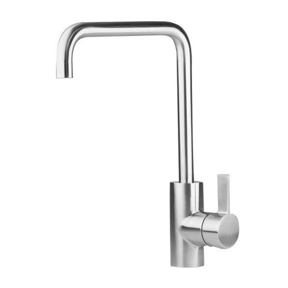 NOBA CK køkkenarmatur med U-tud, Børstet rustfri stål