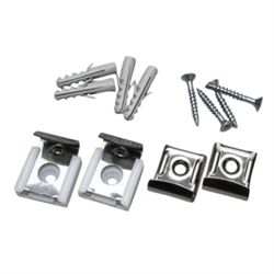 Spejlklemmer rustfri stål