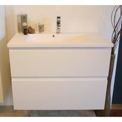 Cassøe Front Møbelsæt 101 cm med Porcelænsvask