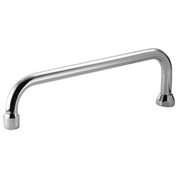 Universal 3/4" U-tud - forkromet - fås i flere længder