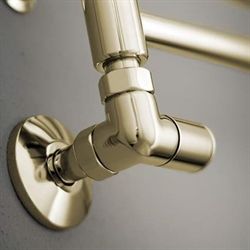 Strømberg Messing ventilsæt, hjørne, vendbar, 