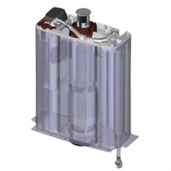 Laufen Cisterne til kompas. Inkl trykknap i krom