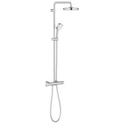 Grohe Tempesta Cosmopolitan 210 brusesystem med termostat og stor hovedbruser, krom