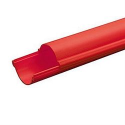kabelrør 110 mm, rød 2-delt PEHD, længde à 3 meter