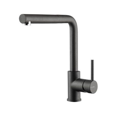 Newform X-Trend køkkenarmatur med L-tud og udtræk, Antracit granit