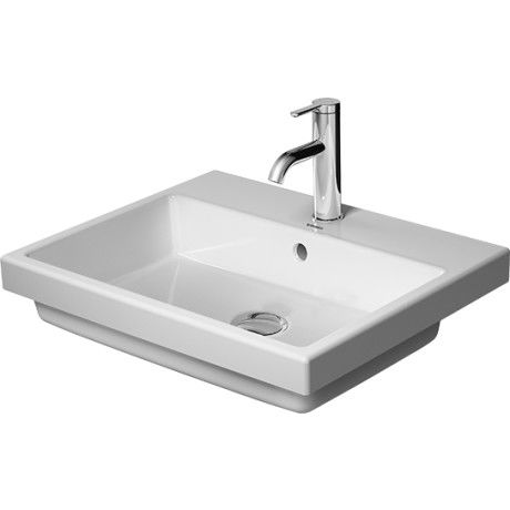 Duravit Vero Air Håndvask til nedfældning 550x455 - Med wondergliss