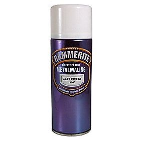 Hammerite Glat-effekt Spray Hvid - 400 ml