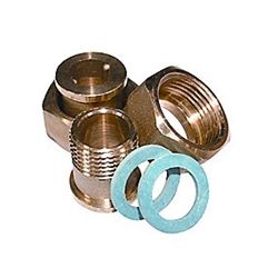 Danfoss gevindnip. 1 oml. DN20 - U-reces T-avp 003H6903