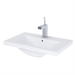 Luna porcelænsvask 600 mm, hvid