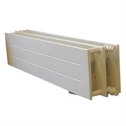 Hudevad Low Lavkonvektorer LK 3-30 - Længde 1000mm kan opvarme ca. 15,6kvm.