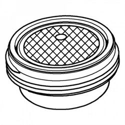 Grohe perlator til eurosmart køkken Udvendigt M24 