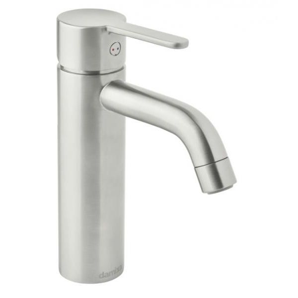 Damixa Silhouet håndvaskarmatur - medium - Steel (PVD)