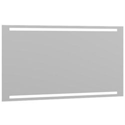 Dansani Level Spejl 80 x 120 cm med med lysstyring, lys i top og bund 