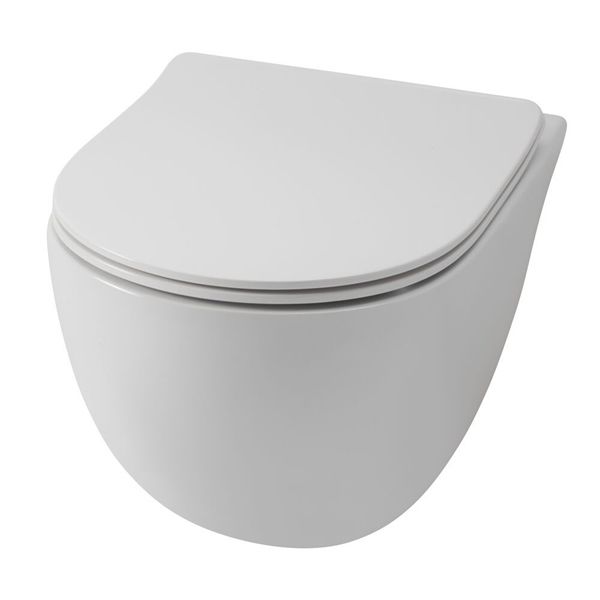 Lavabo FILE Rimless 2.0 toilet hængeskål uden skyllekant i hvid
