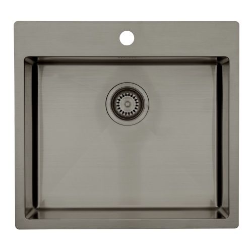Lavabo Kubus 540 soft køkkenvask 54 x 50 cm i Gunmetal