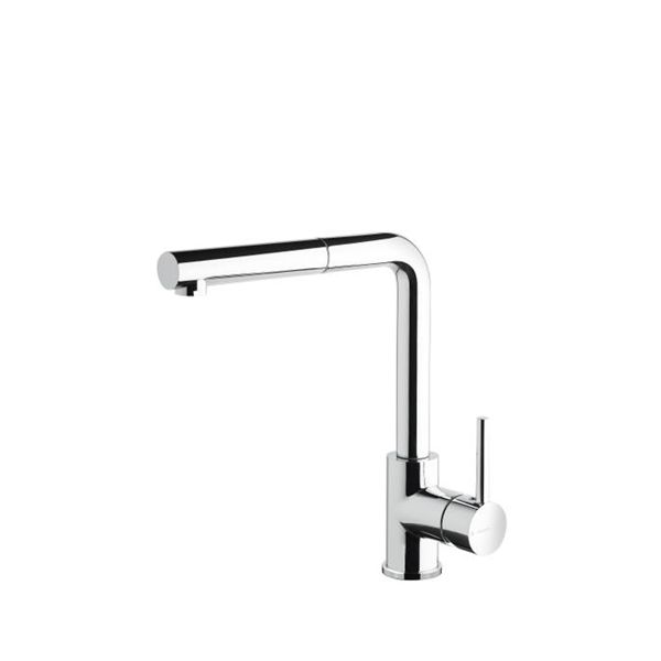 Newform X-Trend køkkenarmatur med L-tud og udtræk, Krom