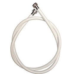 Primeo bruseslange 1/2'' x 150 cm, hvid