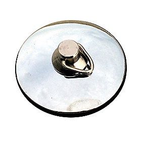 Dækplade forkromet med kædeholder