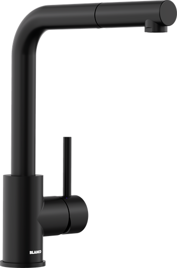 BLANCO Mila-S køkkenarmatur m/Lige udtrækstud i mat sort