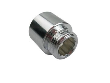 Messing haneforlænger 3/8" - 50 mm