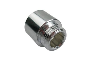 Messing haneforlænger 3/8" - 50 mm