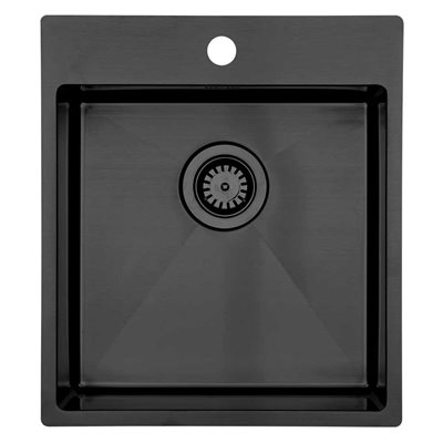 Lavabo Kubus 440 Soft Shadow Køkkenvask 44 x 50 cm med sort kurveventil